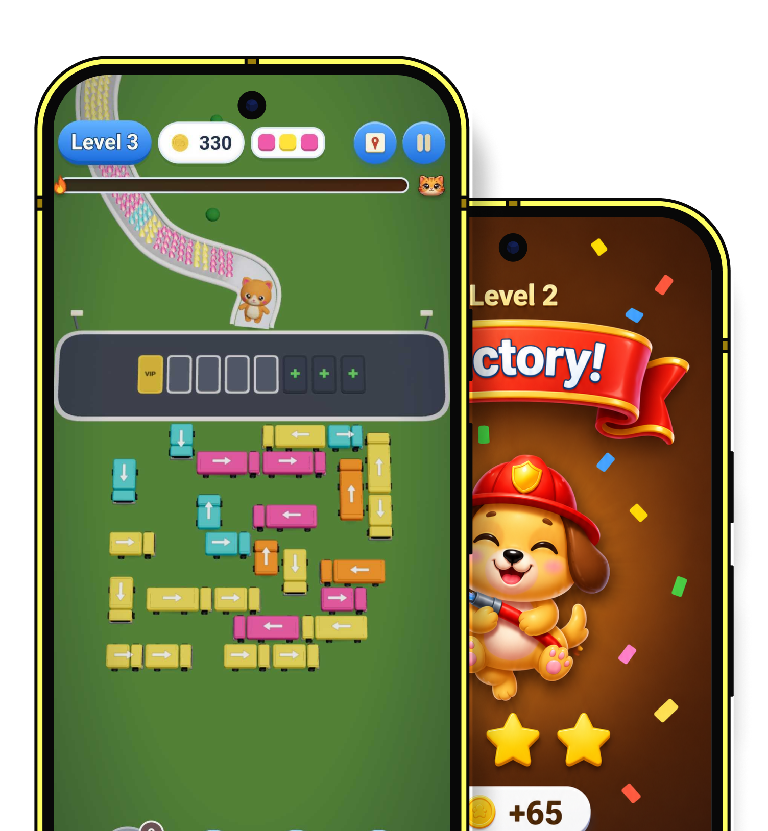 Firetruck Rescue Jam gameplay screenshots